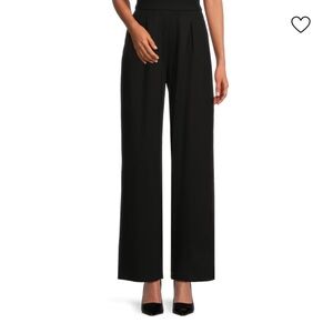 Max Studio Black Wide-Leg Women's Pants